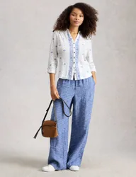 Pure Cotton Jersey Embroidered Shirt White Mix female