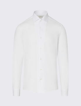 Camicia in popeline uomo bianco