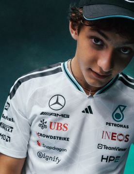 MAGLIA MERCEDES-AMG PETRONAS FORMULA 1 TEAM DRIVER AUTHENTIC 2XL White