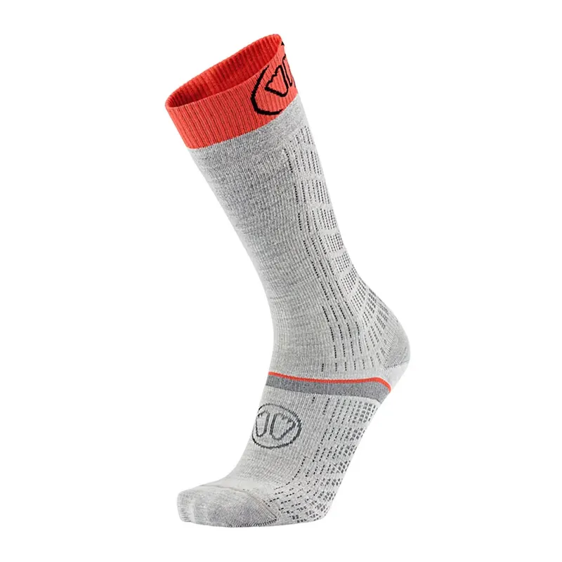 Chaussettes Longues Ski Merino Performance Grey / Coral EU 39-40 Homme
