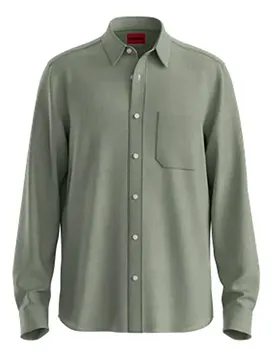 Hugo Chemise à Manches Longues Ermano 10248298 Light / Pastel Green S