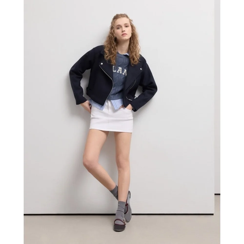 Cazadora perfecto paño - Green Coast - FashionsVida