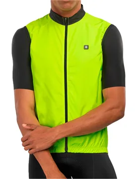 V1 langkawi chaleco ciclismo cortavientos Amarillo (M) - Siroko - FashionsVida