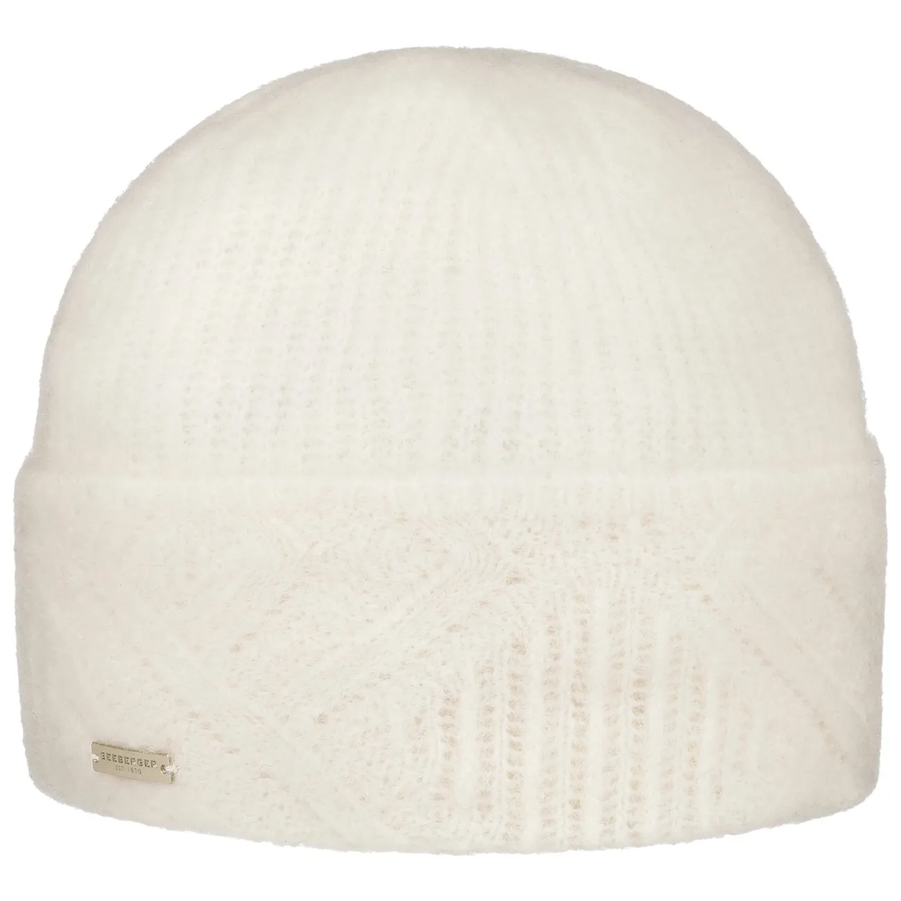 Ricalea Alpaca Knit Beanie Hat by - cream white - Damen - Size: One Size - Seeberger - FashionsVida