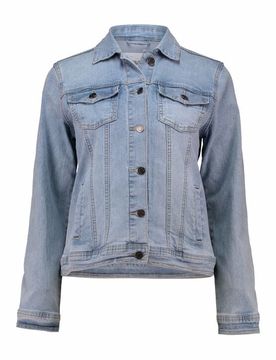 Jeansjacke - LS C DJK Ma44cy - XS bis S - für Damen - Größe XS - blau - Frauen - female