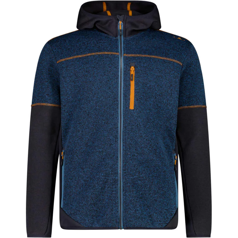 Man jacket fix hood forro polar hombre Azul (54) - CMP - FashionsVida