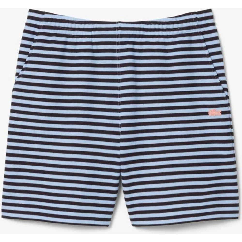 Bermuda de hombre corta de rayas de corte regular - Lacoste - FashionsVida