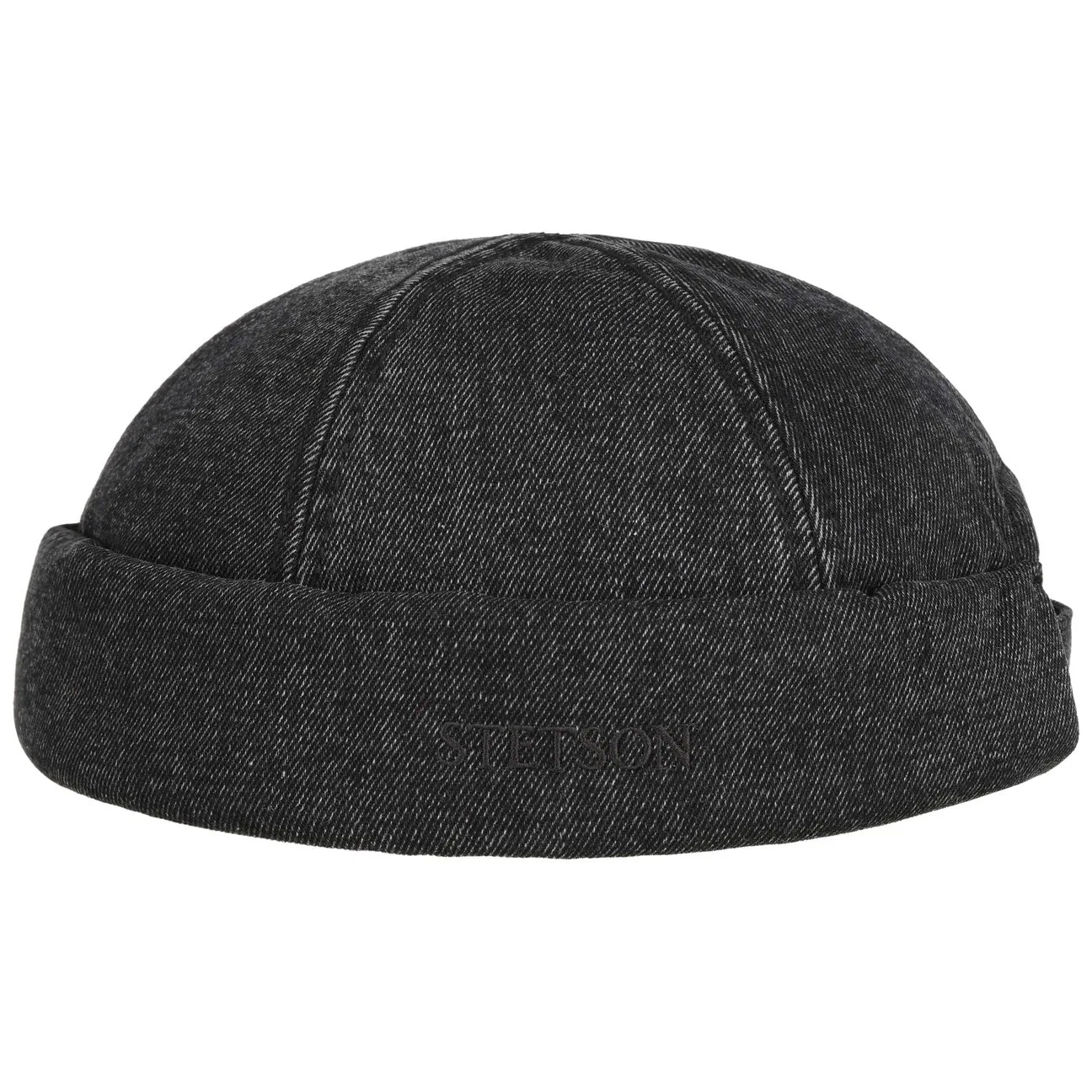 Black Denim Docker Hat by - black - Size: XXL (62-63 cm) - Stetson - FashionsVida