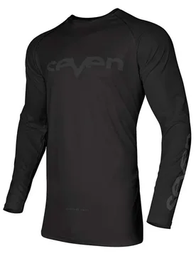 Maglietta A Maniche Lunghe Vox Staple Black - SEVEN - FashionsVida
