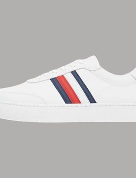 Sneakers da uomo premium in pelle con suola in gomma naturale