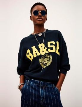 Para mujer. 1E24BENJ Sudadera Benjamin (38), Casual, Algodón