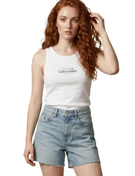 Damen Tank-Tops Weiß 514054