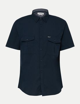 RED LABEL Kurzarmhemd im Regular Fit Blau L