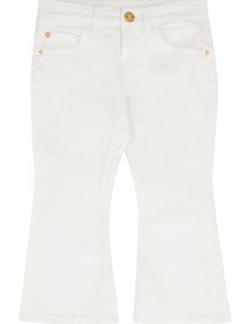 Logo-patch Flared Jeans
