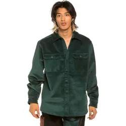 Camicia Overshirt Aged Rum Corduroy Green XL