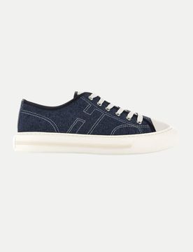 HOGAN Sneaker aus Denim Blau 9