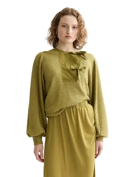 Chemisier à Manches Longues U9e01115t Green Moss M