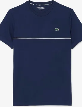 Camiseta de hombre deportiva con estampado de cocodrilo Ultra-Dry de manga corta - Lacoste - FashionsVida