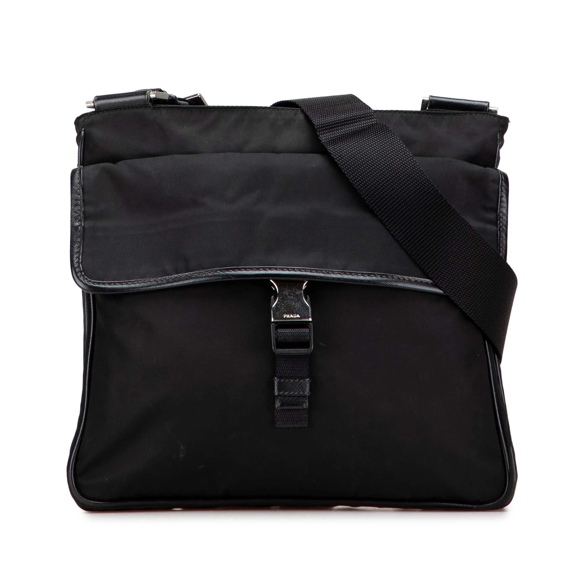 Tessuto Zip Top Crossbody - Prada - FashionsVida