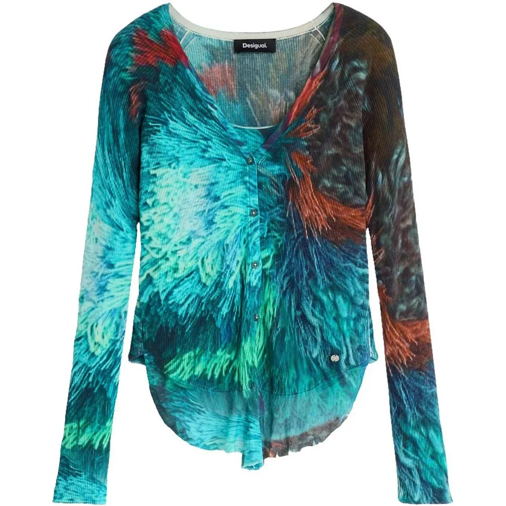 Cárdigan de mujer 2 en 1 m c lacroix - Desigual - FashionsVida