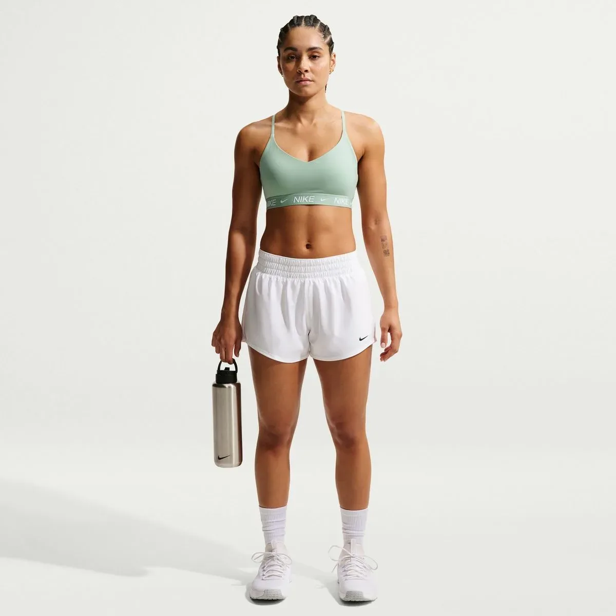 Indy Light Support Padded Adjustable Damen Tanktop, grün US: M - Nike - FashionsVida