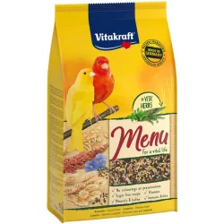Alimento para pájaros menú canarios 1 kg