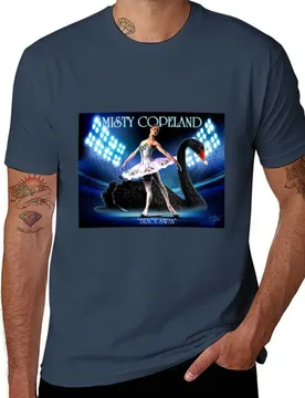 Copeland Misty Black Totes Pillows & Swan D-3 T-Shirt Relaxed Fit Casual Short Sleeve Top - Aliexpress - FashionsVida