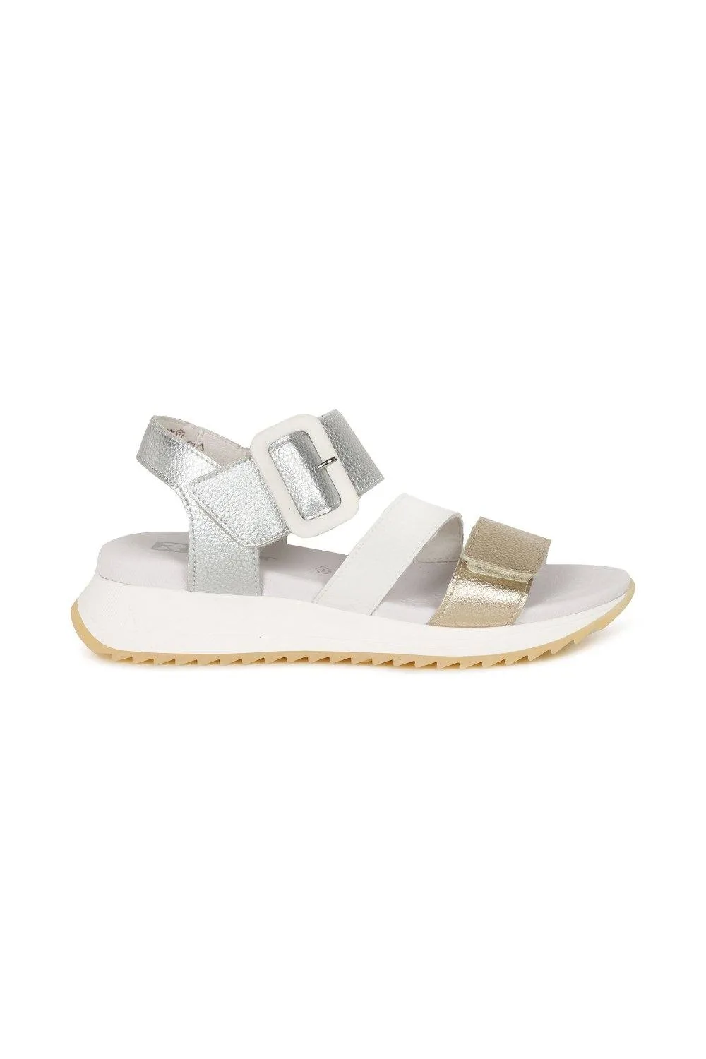 Bonaire' Sandals - Silver - Size: 4 - Rieker - FashionsVida