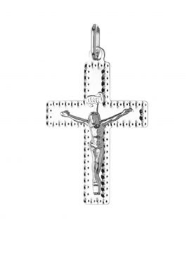 Ciondolo Croce Oro Bianco GL101745
