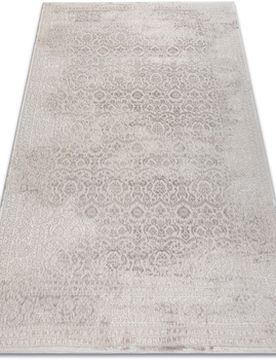 Teppiche Teppich Aura J1361 Creme - Rahmen, Ornament, 80x150 Cm 80x150 Cm