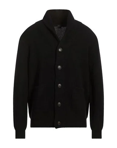 Strickjacke Herren Schwarz 50 Herren - Fedeli - FashionsVida