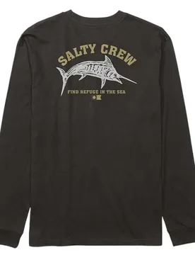 T-shirt à Manches Longues Bill Fishing Black 2XL - Salty Crew - FashionsVida