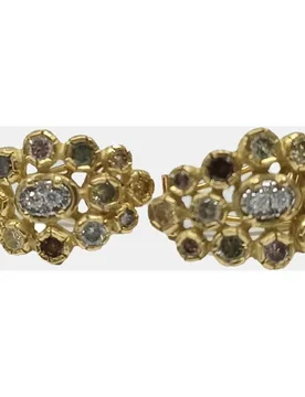 Pendientes de oro y diamantes - Romo Designs - FashionsVida