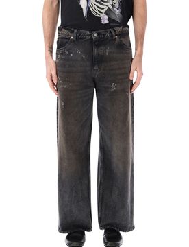 High Waist Relaxed Fit Jeans - Size 32