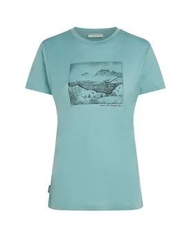 T-shirt de sport Lake View 150 Tech-Lite menthe XS - Icebreaker - FashionsVida