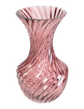 Blumenvase „Spiral“ rosa
