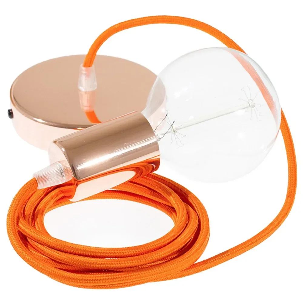 Cables Suspension Luminaire Rm15 2 M Diy Orange / Copper One Size - Creative - FashionsVida