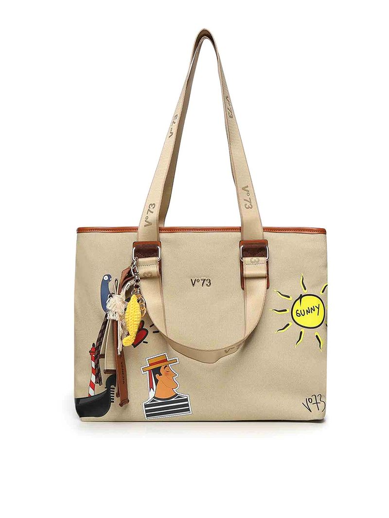 V°73 Borsa Tote Tita Con Logo