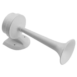 Trumpet Electric Horn Chrome Plated One Size unisex