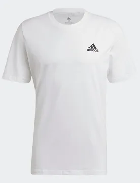 T-shirt Essentials Embroidered Small Logo 2XL White / Black - Adidas - FashionsVida