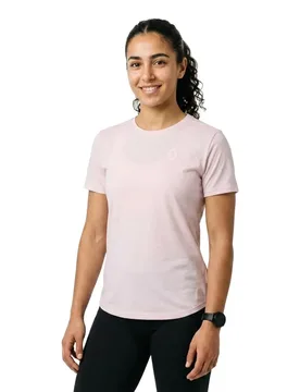 Maglietta A Maniche Corte Vertic Dri Bliss Pink / Cotton White - Scott - FashionsVida