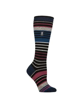 Ladies Ultra Lite Thin Thermal Winter Ski Socks - - Size: 4-6 - Heat Holders - FashionsVida
