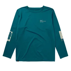 Rash Guard Manches Longues Boarding Rashvest Teal M