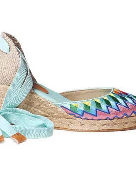 Pons Espadrilles Compensées Lolita Rainbow EU 42
