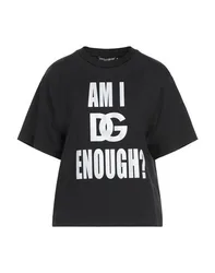 Dolce&Gabbana Camiseta Mujer Negro S,XS,XXS Mujer