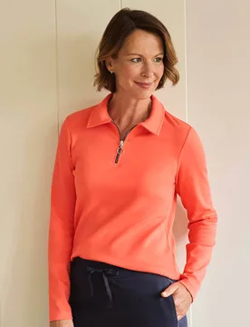 Jersey-Troyer - Koralle - female - Size: 42 - Avena - FashionsVida