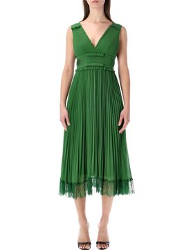 SELF PORTRAIT Chiffon Midi Dress
