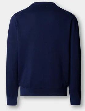 Jersey de hombre de algodón cuello pico - Hackett - FashionsVida