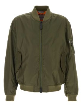 Men's Zip-Up Bomber Jacket