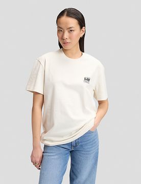 Workwear Crew Relaxed Tee Ecru Größe M male
